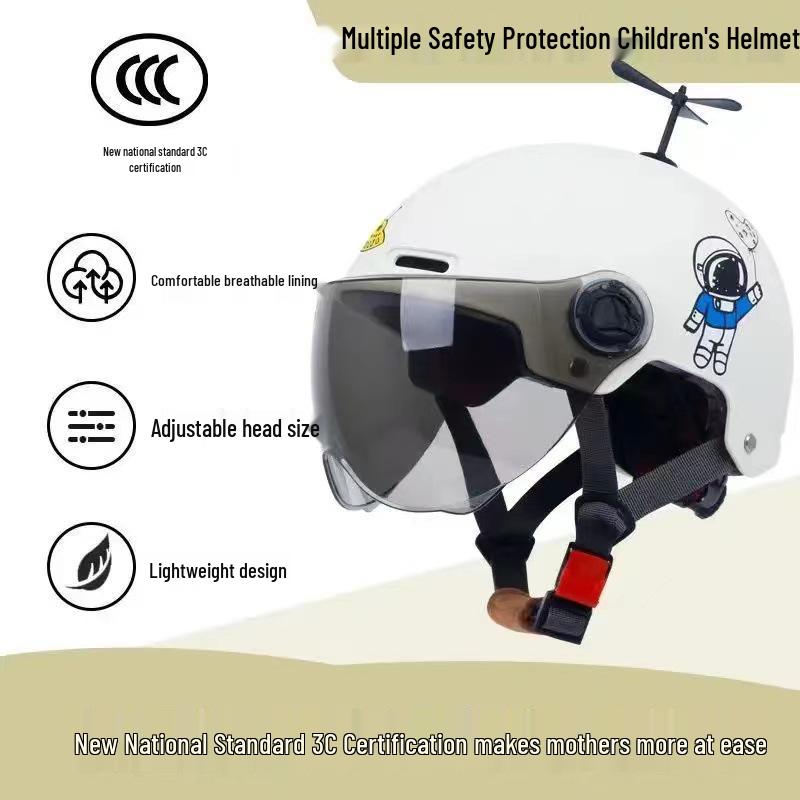 Kindersicherheitshelm 3C-Standard für Elektroroller - Universell passend für alle Jahreszeiten