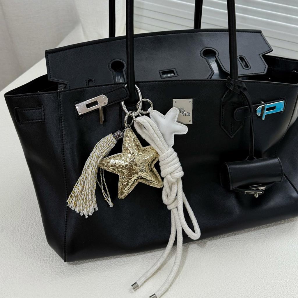 Braided Rope Bag Charm Keychain Fashion Decorative Bag Accessories for Handbag Backpack Decors Aesthetic Keychain Gifts