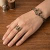 Elegant Sewing Machine Bracelet Vintage Finger Ring Gift Adjustable Cuff Bracelet  Party