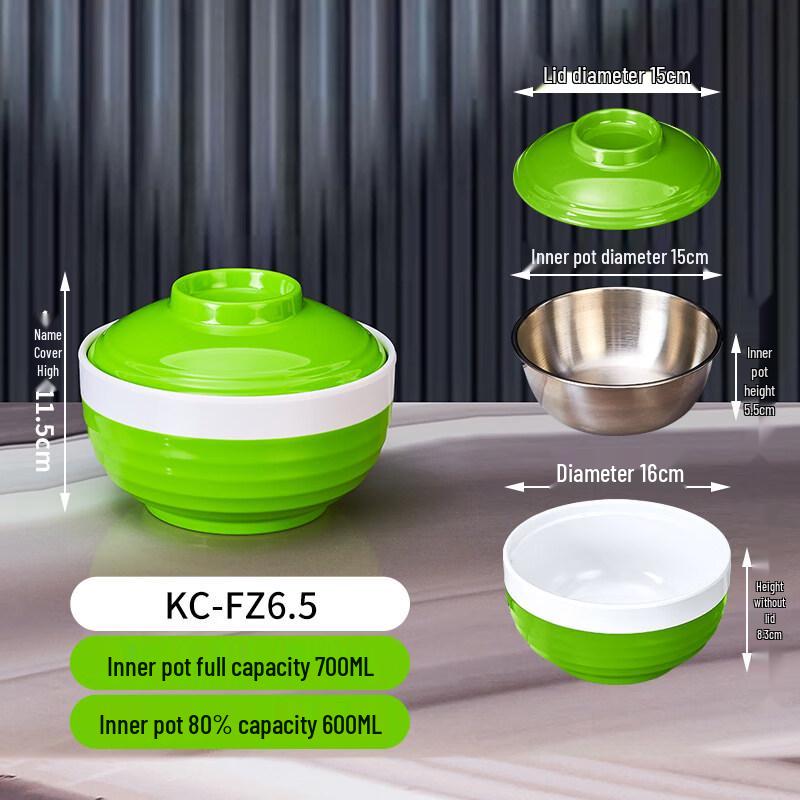Ruhan Thickened Melamine Striped Soup Bowl