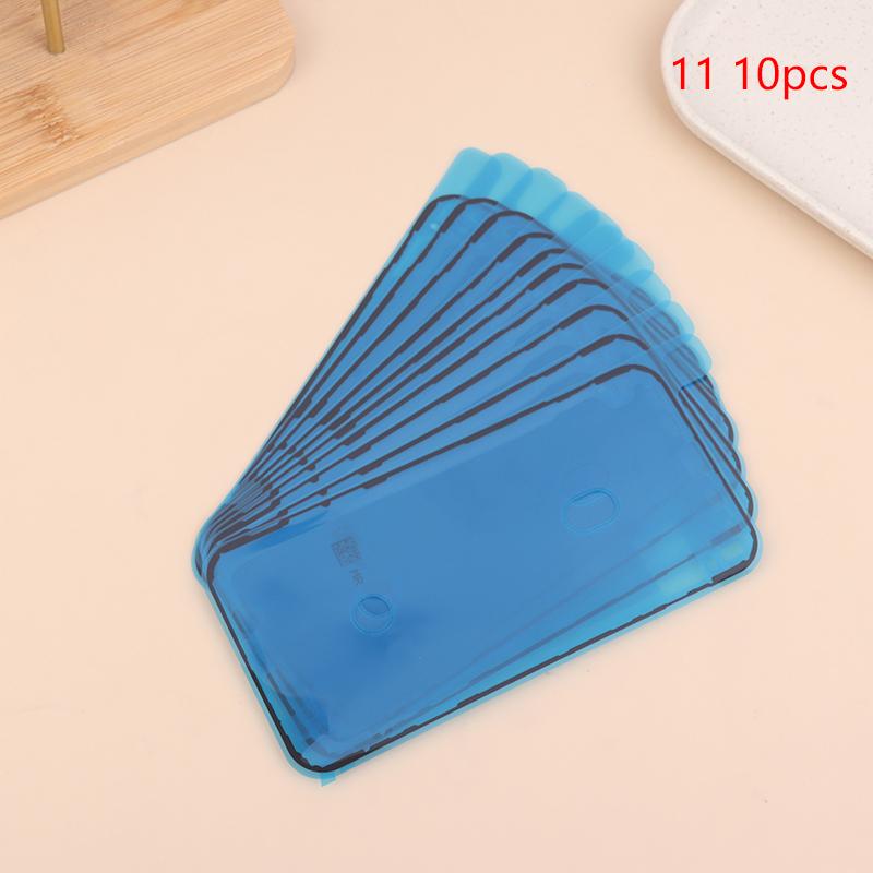 10Pcs Waterproof Adhesive Battery Sticker Kits For Phone Xr Xs 11 12 13 14 15 Mini Pro Max Screen Frame Bezel Seal Tape Glue