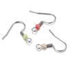 10pcs 50pcs 100pcs Stainless Steel Earrings Colorful Beads Hook Earwire Hooks for DIY Jewelry Making Dangle Components Wholesale