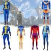 Game Fallout 4 Blue Jumpsuit Role-playing Costume Cosplay Carnival Set Milk Silk Polyester S M L Xl Xxl Xxxl 110 120 130 140 150