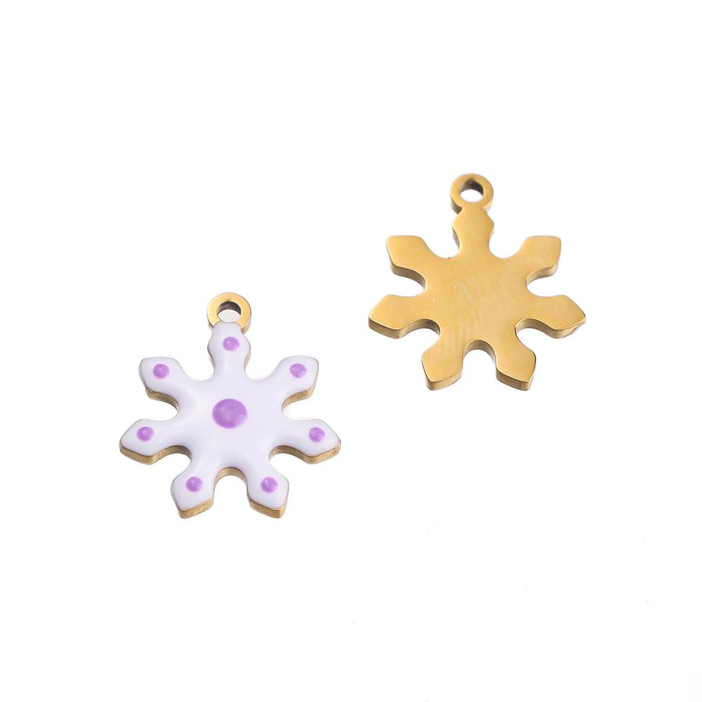 1pcs Stainless Steel Christmas Style Tree Snowflakes Gloves Socks Boots Charms Pendants for DIY Bracelet Necklace Jewelry Making