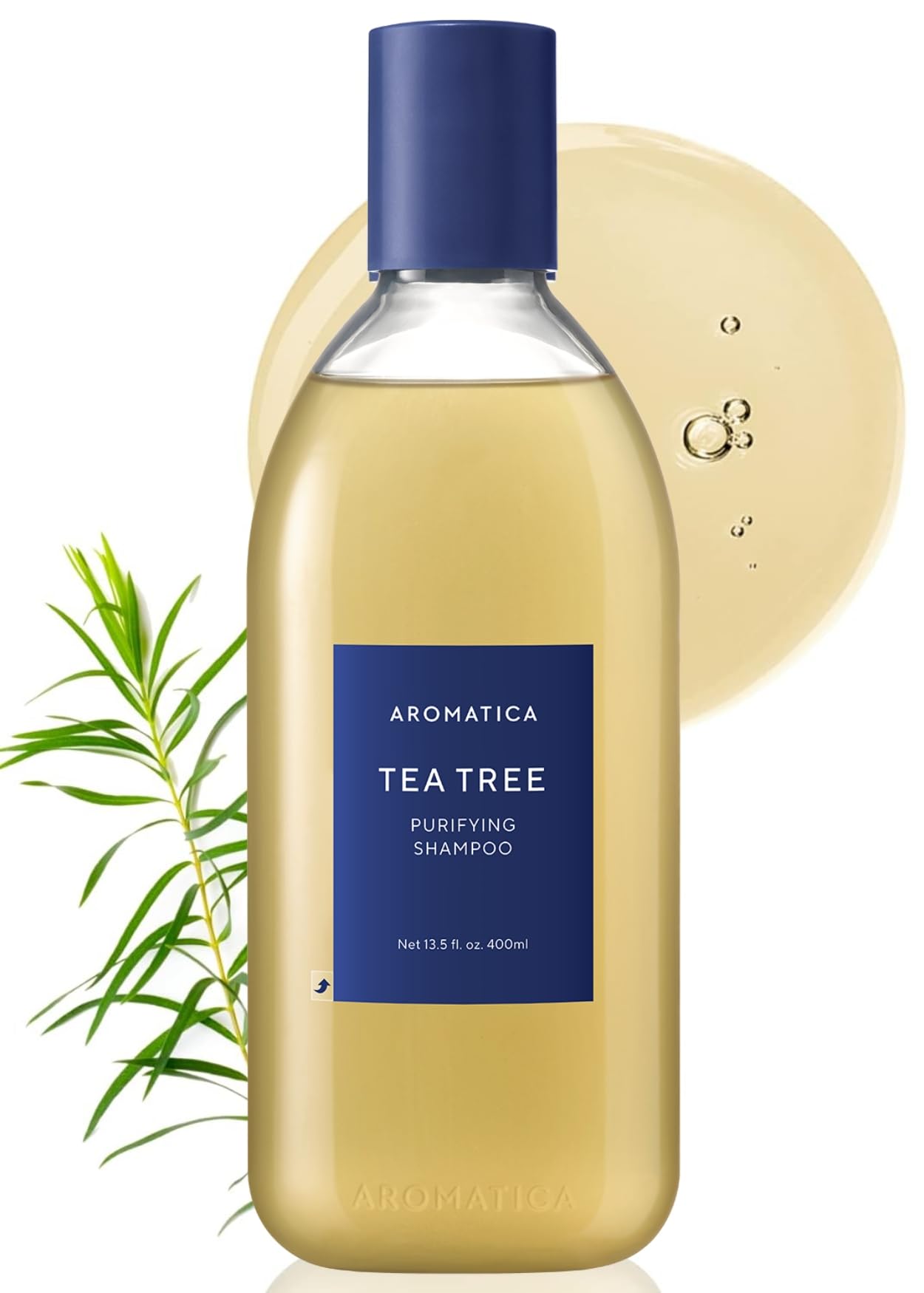 

Органический шампунь для жирной кожи головы 400 мл Контроль жирности с маслом чайного дерева Освежающий шампунь для жирной кожи головы Натуральное очищение Чайное дерево Очищающий шампунь Корейская косметика