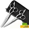 Professional Hairdressing Scissors Set Straight Thinning Shears Barber Hair Cutting Scissors for Stylist Salon