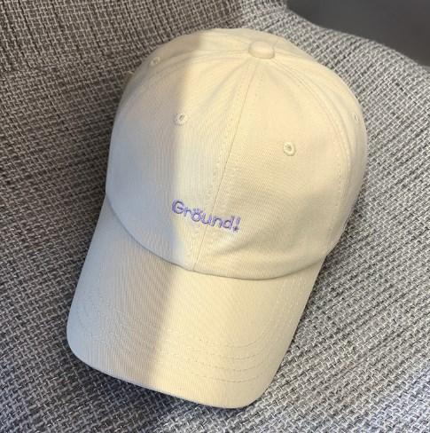 

Simple Letter Embroidered Baseball Cap Unisex Candy-colored Soft Top Adjustable Sports Sun Female Male Casual Hip-hop Dad Hat бежевый