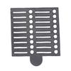 6pcs Reusable Sticky Note Stencil Storage Box Note Dispenser Sticky Note Holder  For Office Desk