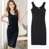 Women Fashion Round Neck Sexy Sleeveless Mini Dress Fashion Dress
