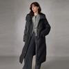 ELLE French Casual Basic Loose Versatile Long Sleeve Hooded Warm Long Puffer Coat Women Outerwear EY52082