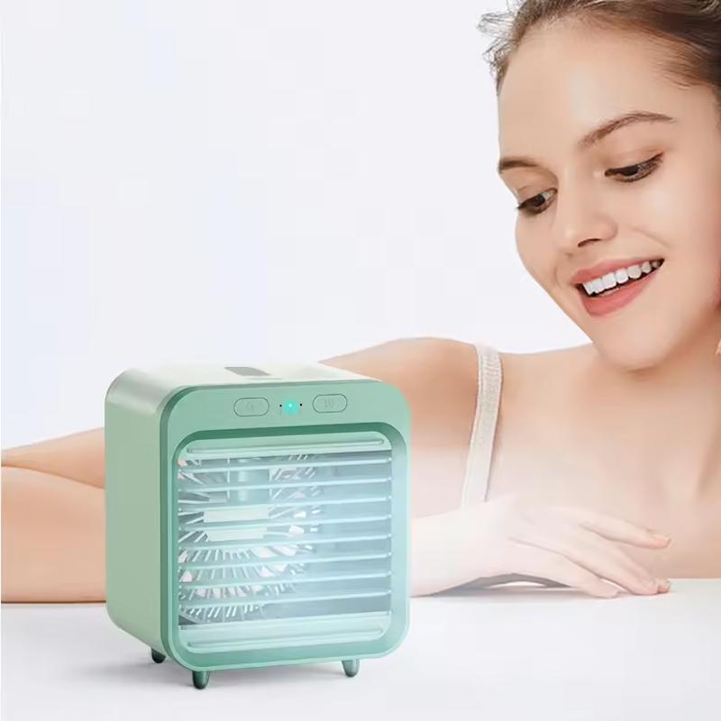 New Mini USB Humidification Air Cooler Fan With Spray Cooling Feature Cooler Fan Air Chiller