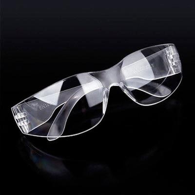 Unisex Eye Protective Windproof Goggles Safety Clear Frame Lens Glasses Eyewear