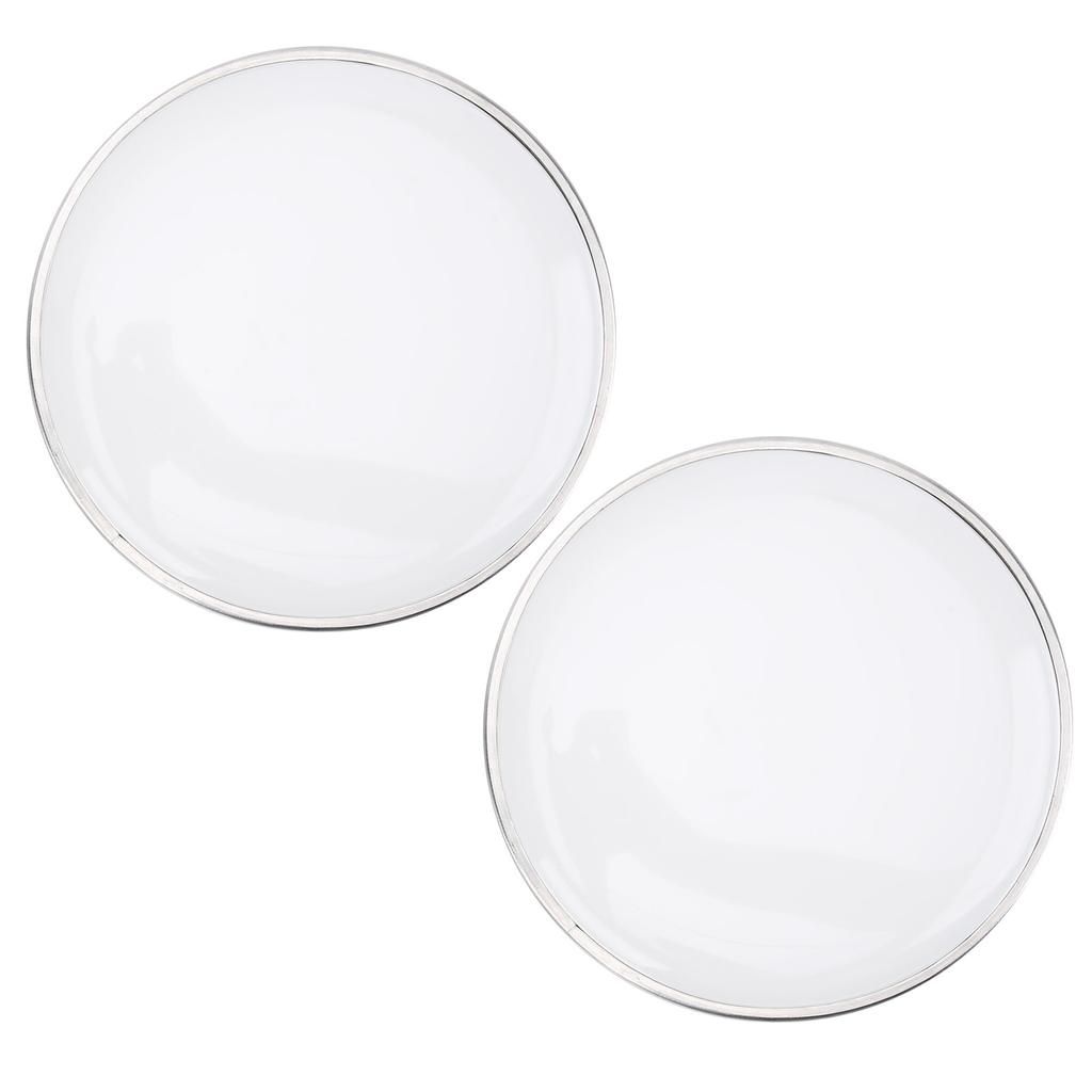 2 szt. Naciąg perkusyjny 8 cali Zestaw naciągów perkusyjnych Zestaw Akcesorium Profesjonalne Zamiennik Poliester S0087Biały