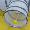 Pet Cat Tunnel Toys Foldable White Pet Cat Kitty Training Interactive Fun Toy For Cats Rabbit Animal Play Tunnel Tube