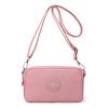 Portamonete in Nylon Leggero Grande Capacità Piccola Borsa Quadrata da Donna Borsa a Tracolla