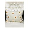 Linen Fabric 35*50 Daisy Pattern Punch Throw Pillow Cover (punch)
