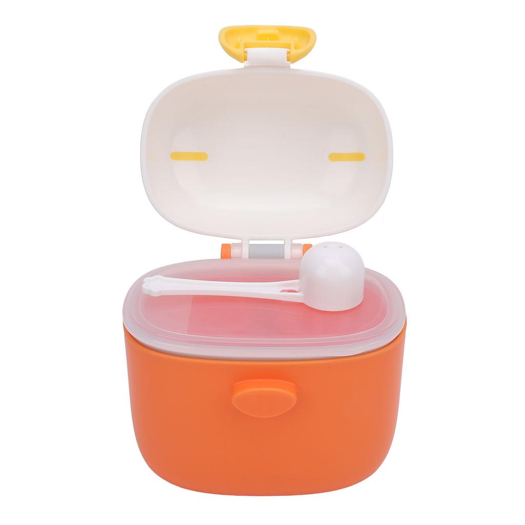 Baby Formula Container with Scoop Cute Cartoon Shape Portable Sealed Milk Powder Storage Box for