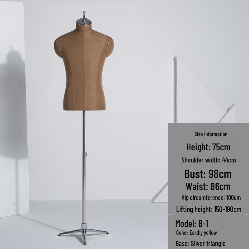 Luxury Men's Suit Mannequin Display Rack for Formal Wear Stores