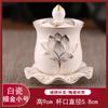 Ceramic Drawing Relief Cup Lotus Lotus Guanyin Cup With Lid And Saucer Tea Set Living Room Coffee Table Decoration Accessories