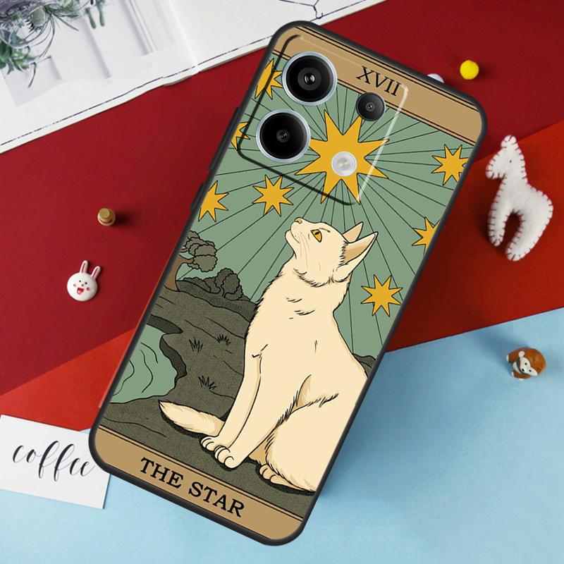 Cats Tarot Witchcraft Case For Xiaomi Redmi Note 14 Pro 13 12 11 10 15 Pro Plus Redmi 14C 15C 10C 12C 13C 15 Cover