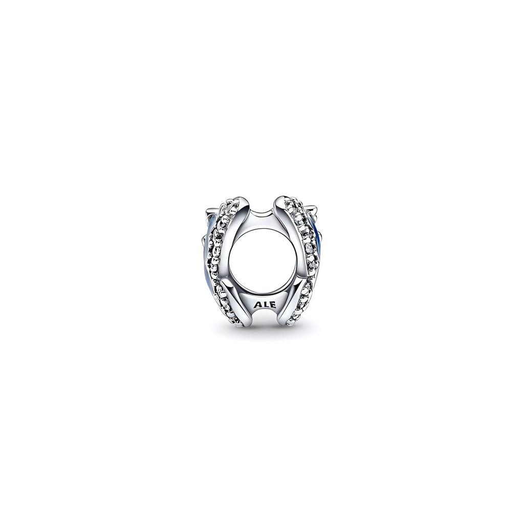 Pandora Fashionable Versatile Exquisite Shining Blue Butterfly Charm Women Charm Silver 790761C01