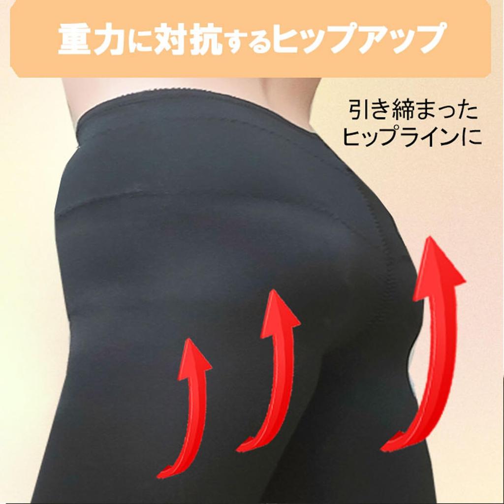 Warm Innerwear for Hip Cold Weather and a Girdle for and Tummy Available In Black and Size [Model Look] Support, Protection, Long, Fleece-lined Women.