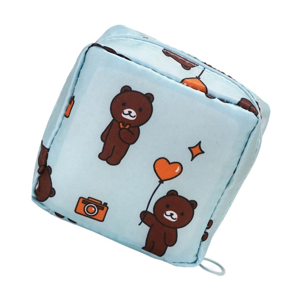 Přenosné pouzdro na dámskou hygienu Pohodlné pouzdro na hygienické vložky pro diskrétní uložení dámských hygienických potřeb