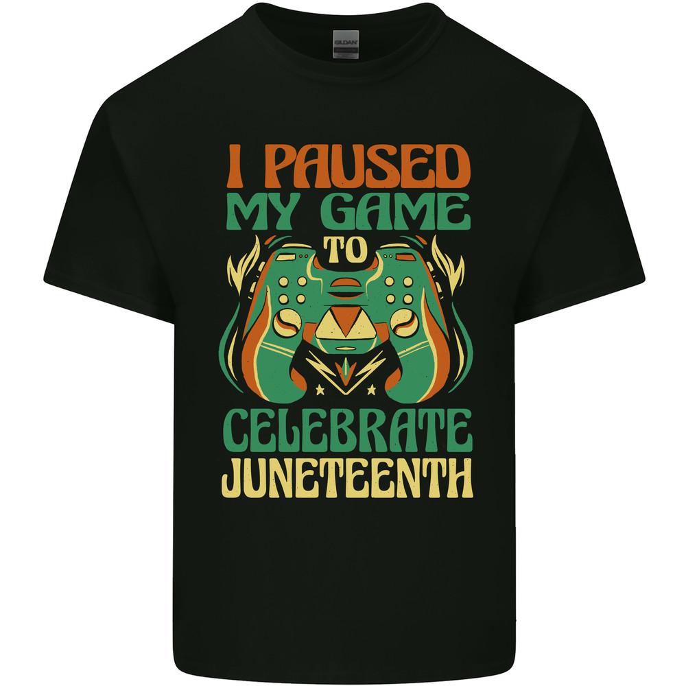 Juneteenth Gamer Gaming Video Games Mens Light Cotton T-Shirt Unisex T-Shirt