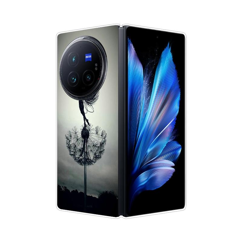 Per VIVO X Fold 3 Pro XFold 3 X Fold 2 Plus Custodia Cover Posteriore Rigida in PC Effetto Marmo Per Vivo X Fold3 Pro Fold2 Guscio Telefono Copertura Completa