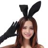 Easter Bunny Ear Headband Adult Satin Hair Hoop Rabbit Ear Bunny Masquerade Headband Hair Accessories