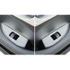 4pcs Silver Steel Car Window Lift Glass Switch Frame For Cadillac CT5 -