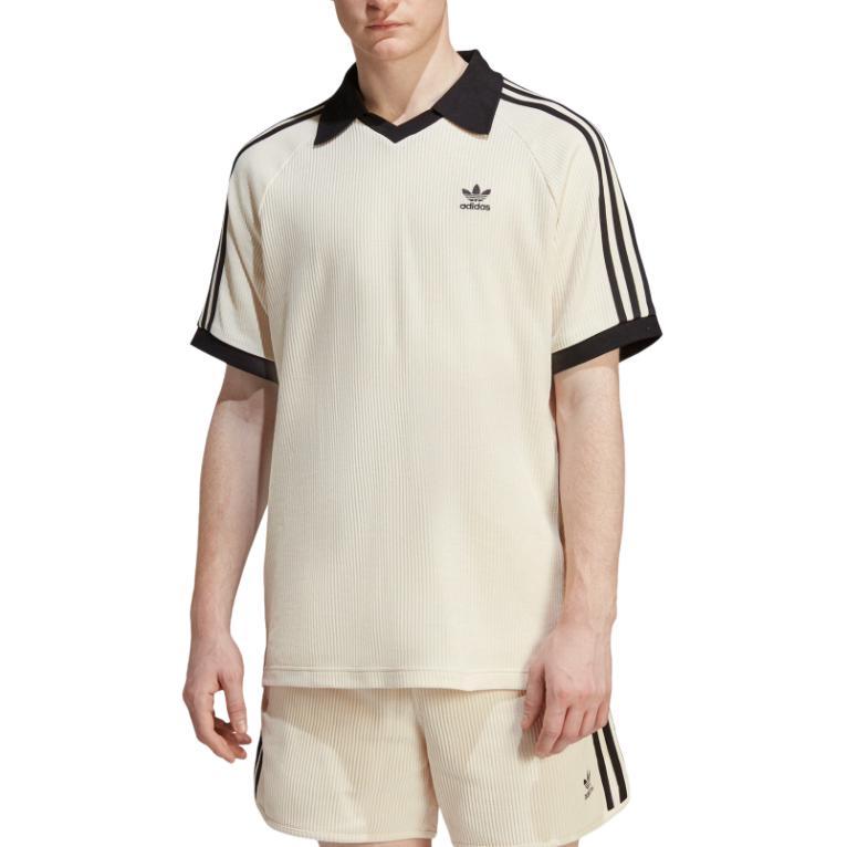 Adidas Originals Polo Shirt Men's Ecru (Unisex) Polo Shirts HA9311