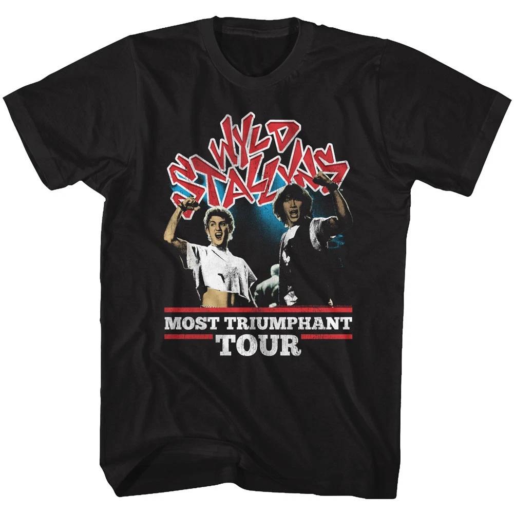 

Bill & Ted s Movie Wyld Stallyns Most Triumphant Tour Men s T shirt M