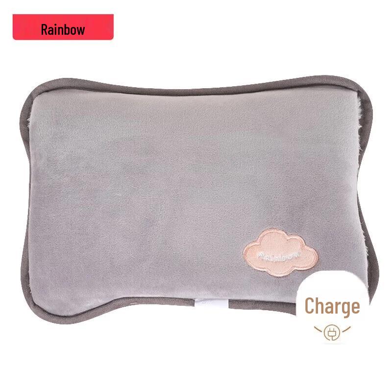 Elektryczny tęczowy aksamitny termofor do rąk