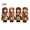 Patchwork Girl DIY Kit Kit, 3D Doll Sewing Craft Set with Pre-Cut Toy Making Fabric Thread Needles, Cute for Home Decor Handmade Gift Art