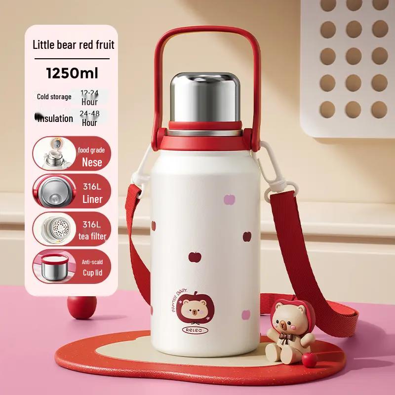 

Wushengwu 1250ML 316L Stainless Steel Insulated Thermos