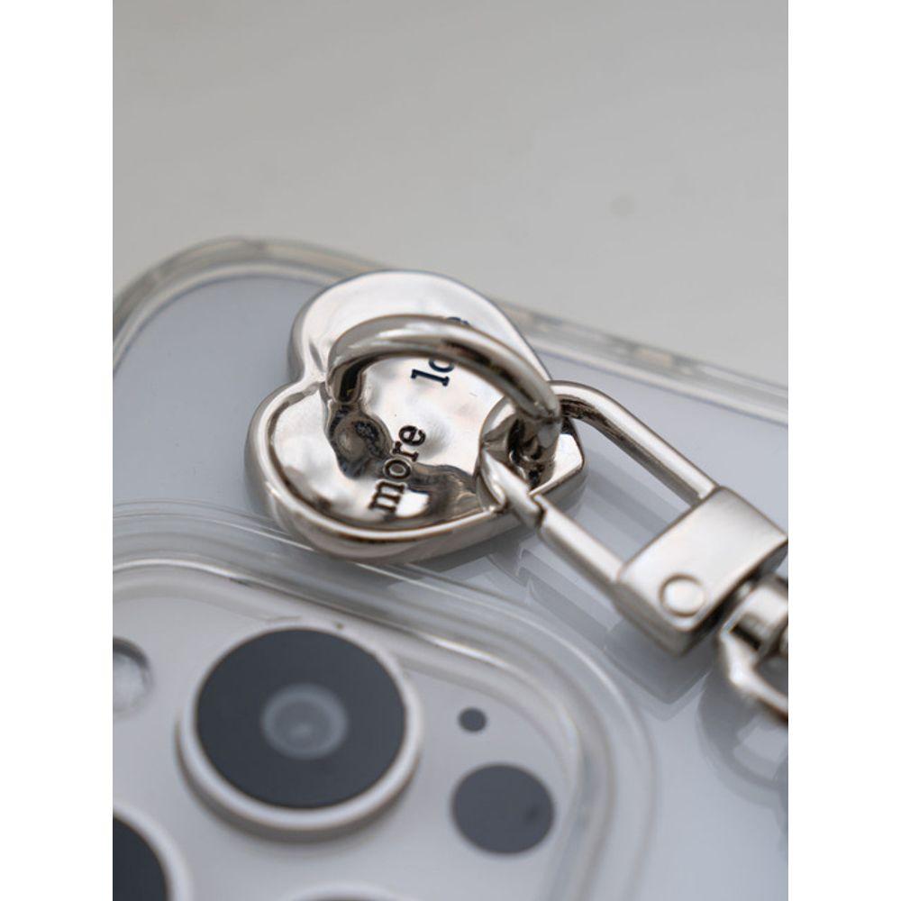 SUYV Vintage Heart Cell Phone Keychain Attachment Ring