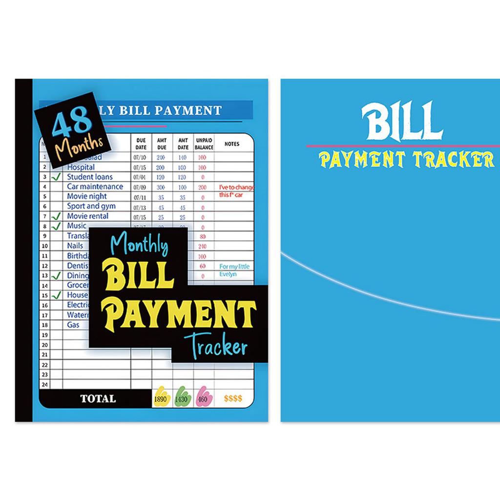 Compact Budget Tracking Notebook Light Weight Design Financial Journal Notebook With Categorized Layouts For Bill Use