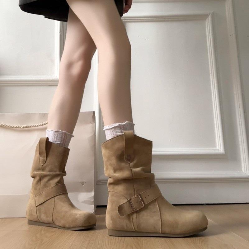 

Birkenstock Short Boots Women s Year Martin Boots Versatile Skinny Skirts Stacking Boots 40