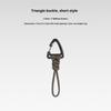 Multifunktionaler Dreieck-Karabiner 7-Strängiges Anti-Lost Schlüsselband Handgelenk-Haken 1,5 cm max. Öffnung für Outdoor-Camping Taschenlampe Schlüssel