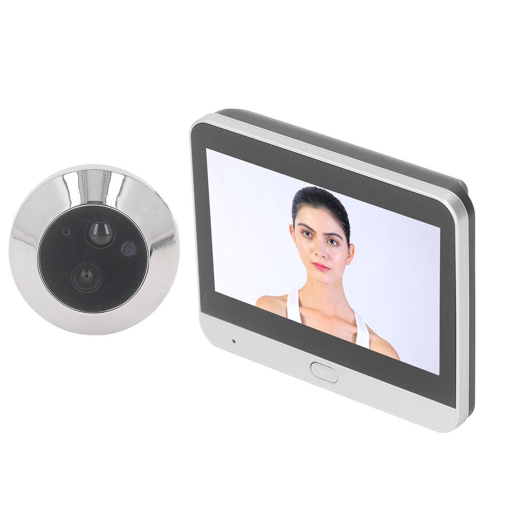 Wireless Peephole Camera 1080P 120 Degree Viewing Night Vision Intercom Digital Door Viewer with