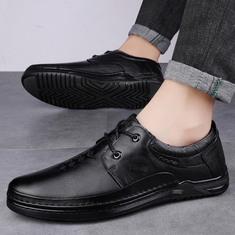 Модные кожаные туфли — фото 8