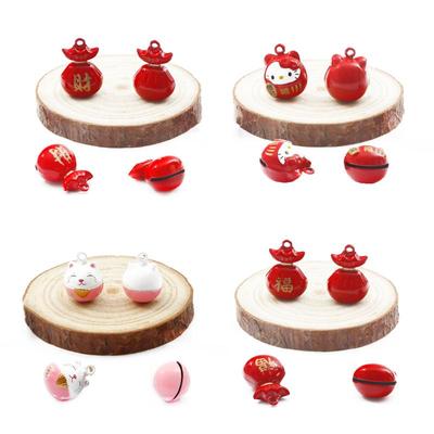 Saco de bênção de cobre sino para colar diy pulseira brincos jóias fazendo acessórios artesanais