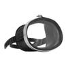 Free Diving Goggles HD Tempered Glass PVC Oval Shape Anti Fog Single Lens Scuba Goggles for