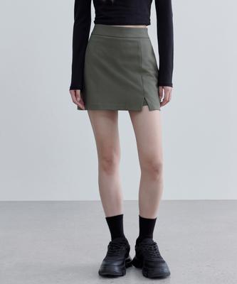 Woman Women'S Slit Mini Scotts [Light Khaki]