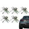 5 Pieces 3d Dragonfly Car Window Sticker Self Adhesive Waterproof Bumper Decals Automotive Exterior Window Decal