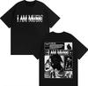 Camisetas com Logo do Álbum I AM MUSIC do Rapper Playboi Carti para Homens Harajuku Hip Hop Camiseta Vintage Conforto Casual Camisetas 100% Algodão