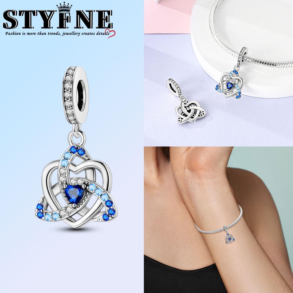 Copper Infinity Love Dangle Charms Like Snake Entangle Beads Fit Original Bracelet Diy Fine Jewelry Gifts For Women