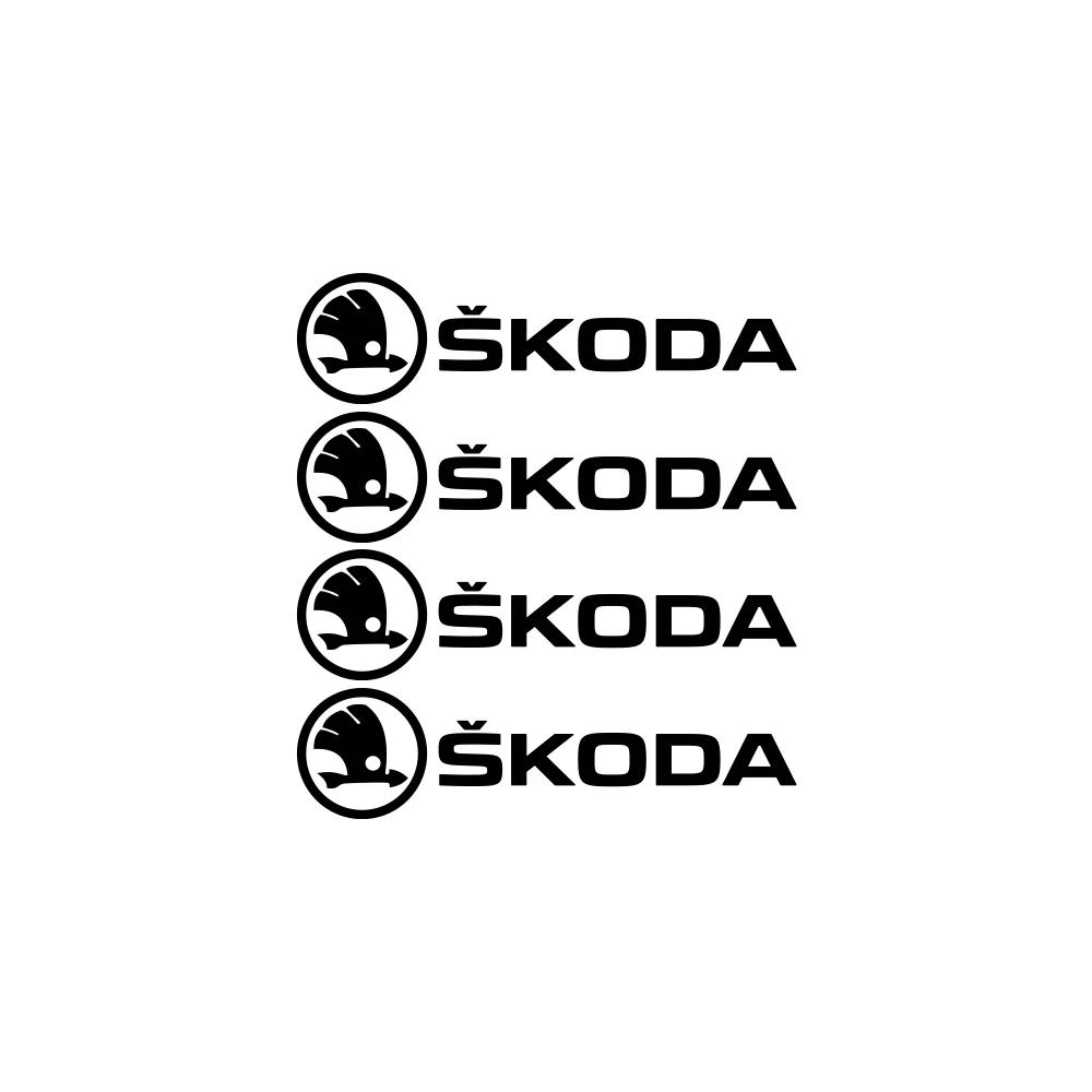 Akcesoria samochodowe Emblemat PVC Naklejki na bok karoserii felgi kół do Skoda Yeti Fabia Octavia 3 2 a5 a7 Kodiaq Karoq Kami Rapid