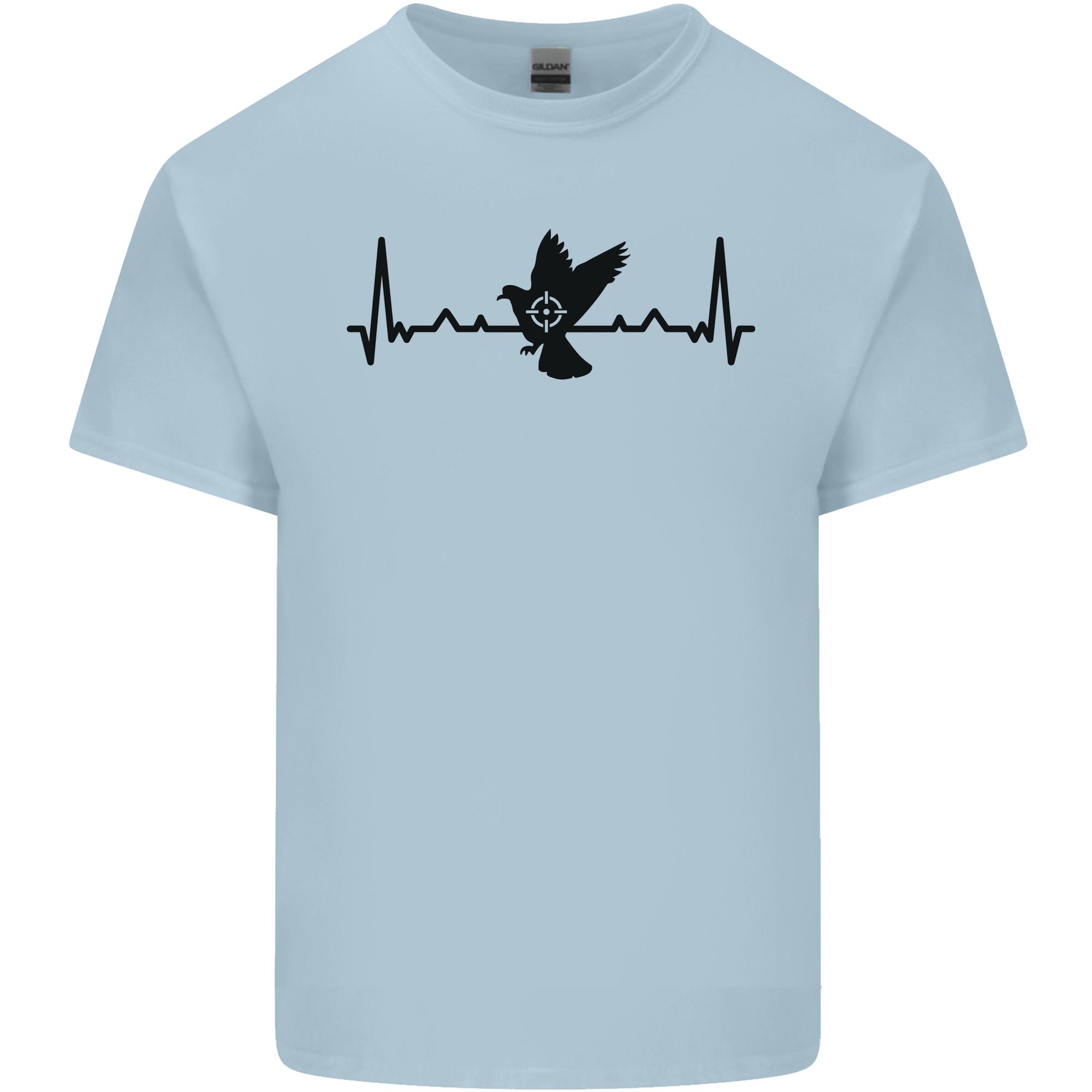 Pigeon Hunting Heart Beat ECG Hunter Unisexs Light Cotton TShirt S